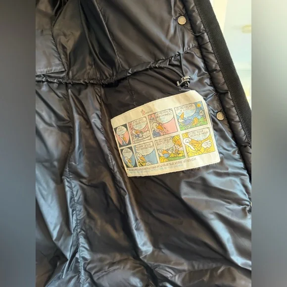 Moncler Women's Black Down Coat size 0 - Picture 3 of 10